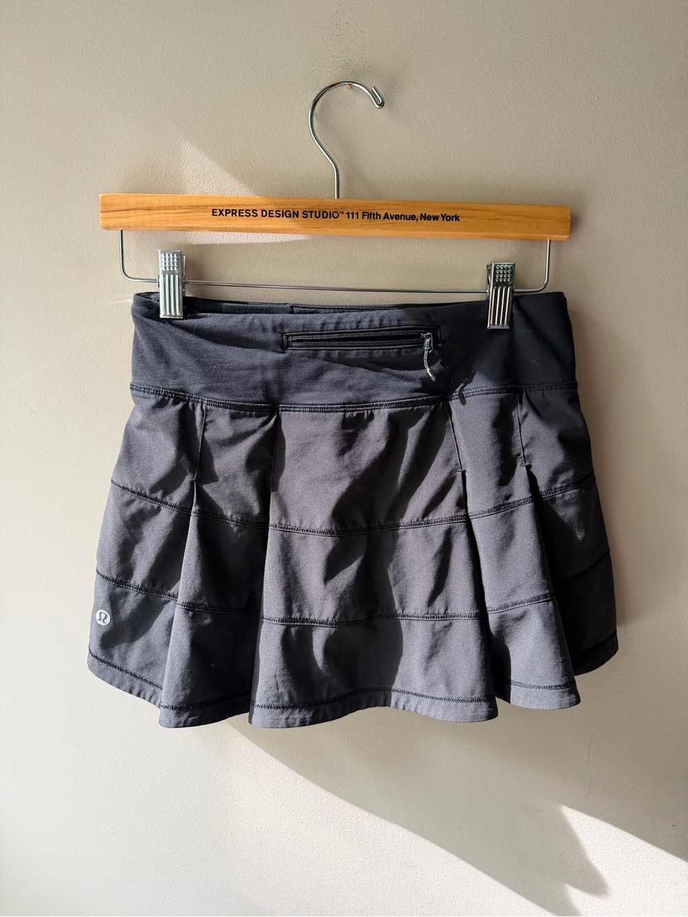 Lululemon Pace Mini Skort Skirt Black Size 2 - Picture 4 of 6